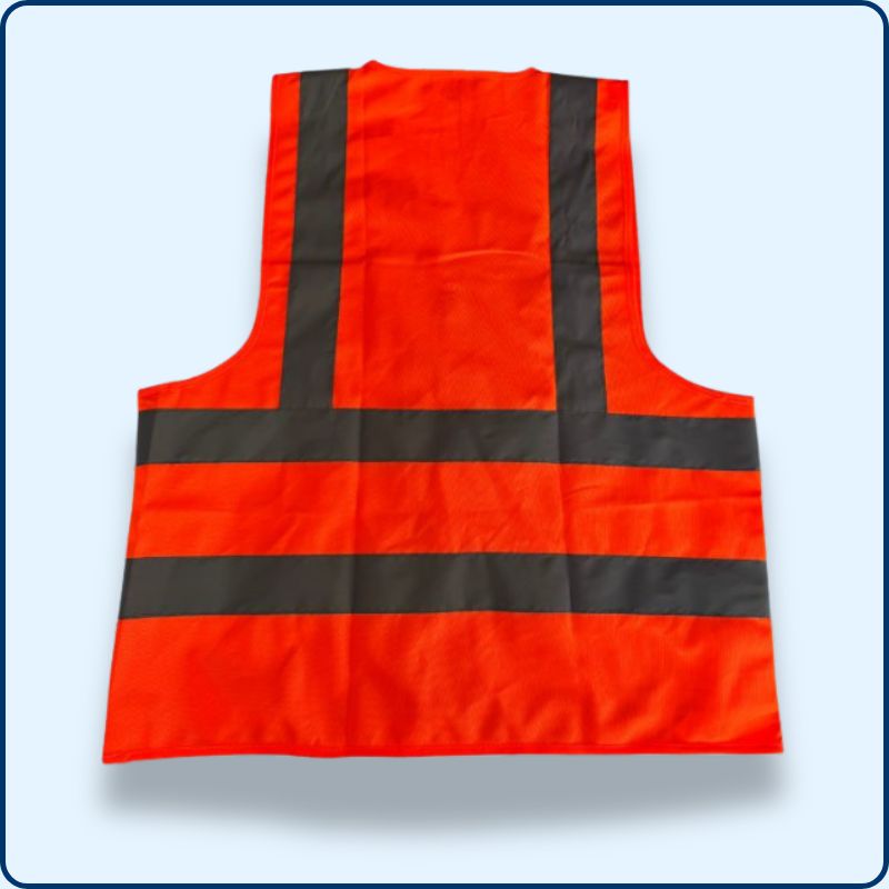 Gilet Haute Visibilité | 6 bandes | Orange