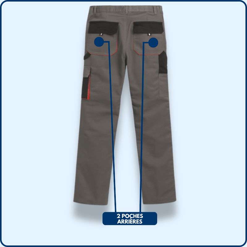 Pantalon de Travail | Gris