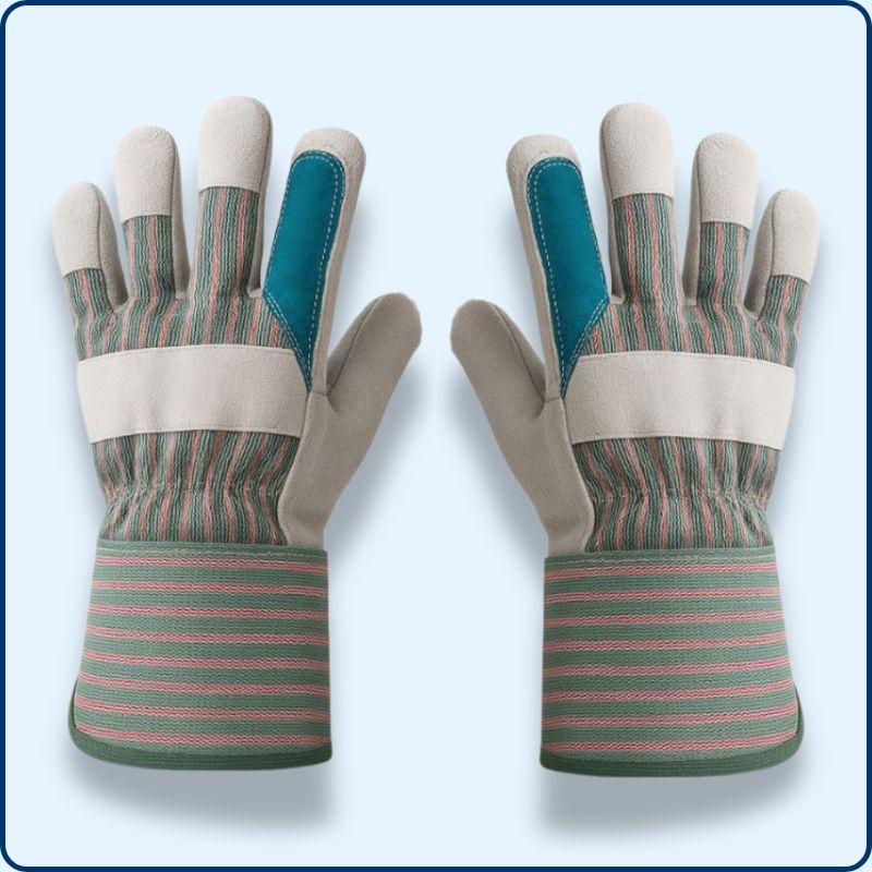 Gant de Travail | Cuir | Vert