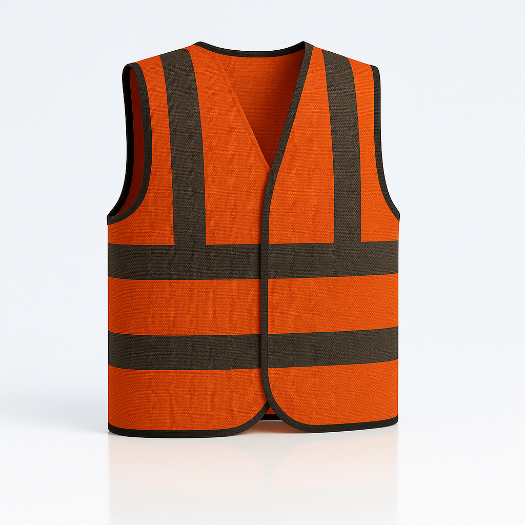 Gilet de Sécurité | 4 bandes | Orange | FIRVDT1400004