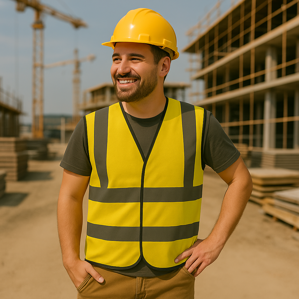Gilet de Sécurité | 4 bandes | Jaune | FIRVDT1400003