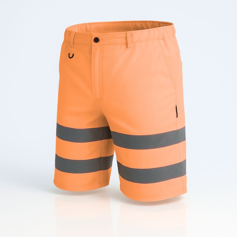 Short de Travail Haute Visibilité Orange | FIRVDT1200101