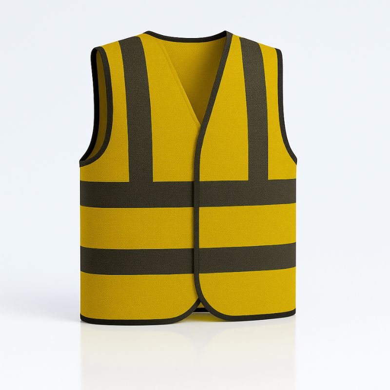 Gilet de Sécurité | 4 bandes | Jaune | FIRVDT1400003