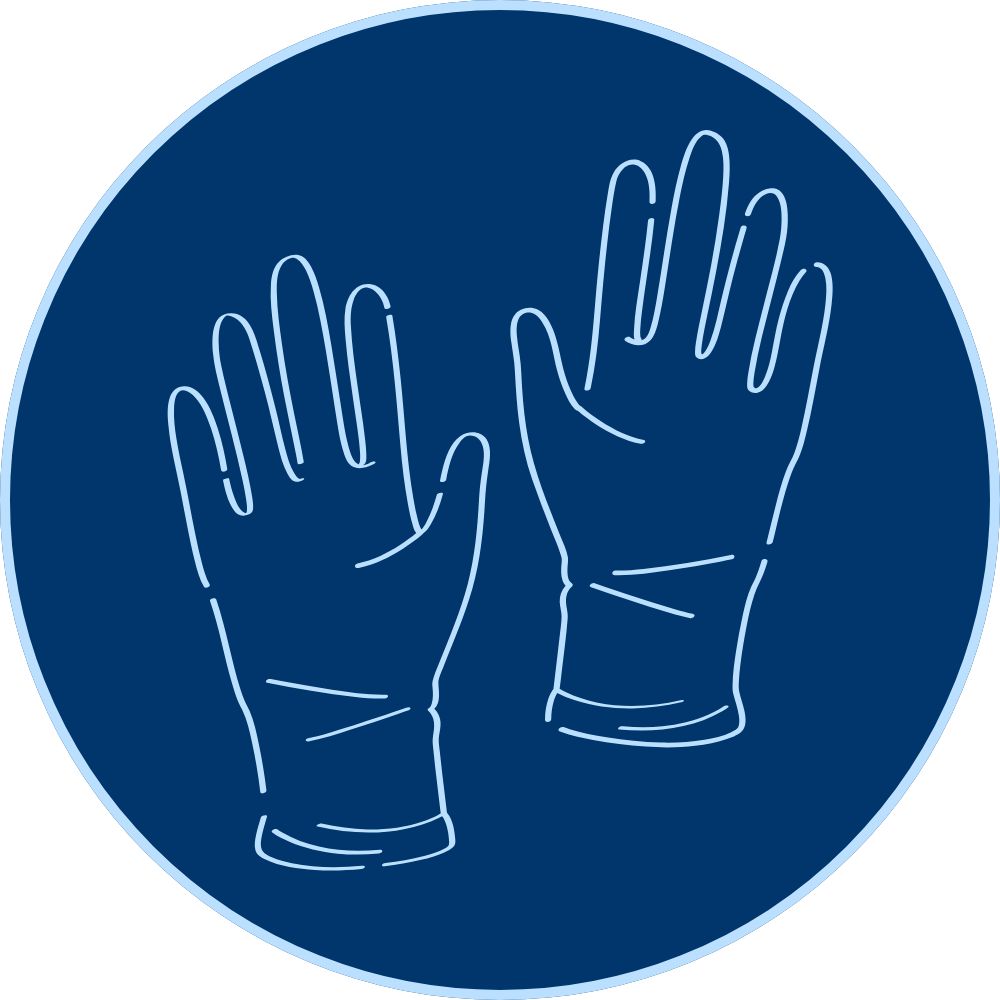 Gants nitrile