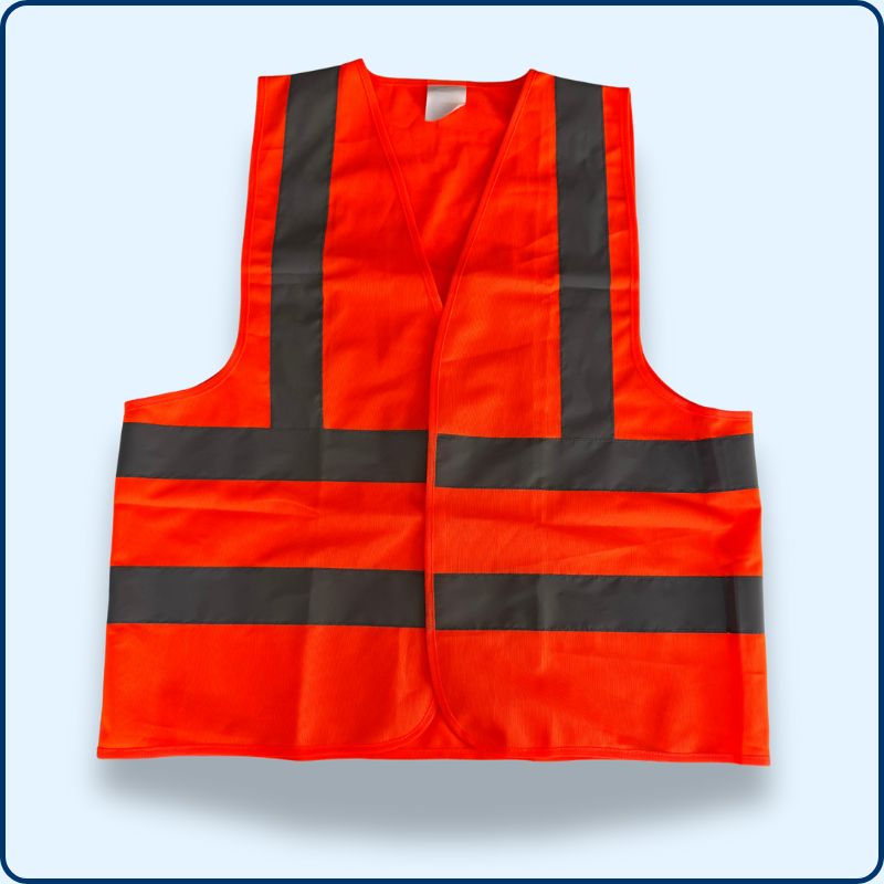 Gilet Haute Visibilité | 6 bandes | Orange