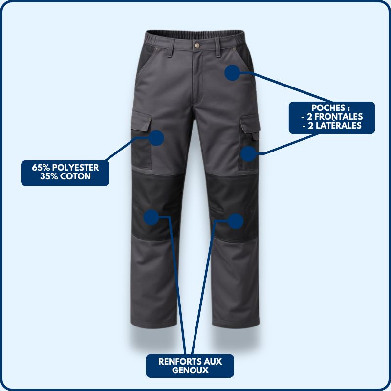 Pantalon de Travail | Noir