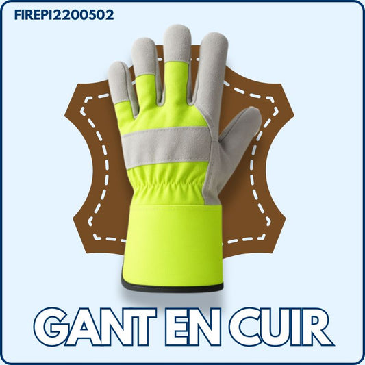 Gant de Travail | Cuir | Jaune