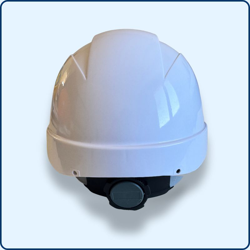 Casque de Chantier | Jugulaire | Blanc | ABS