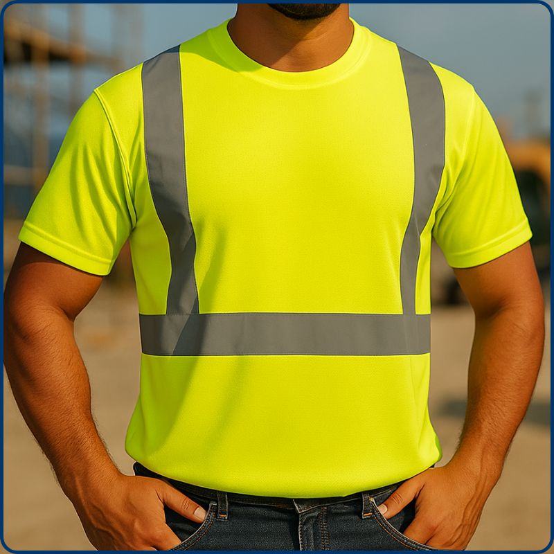 T-shirt de Travail | Haute Visibilité | Unicolore