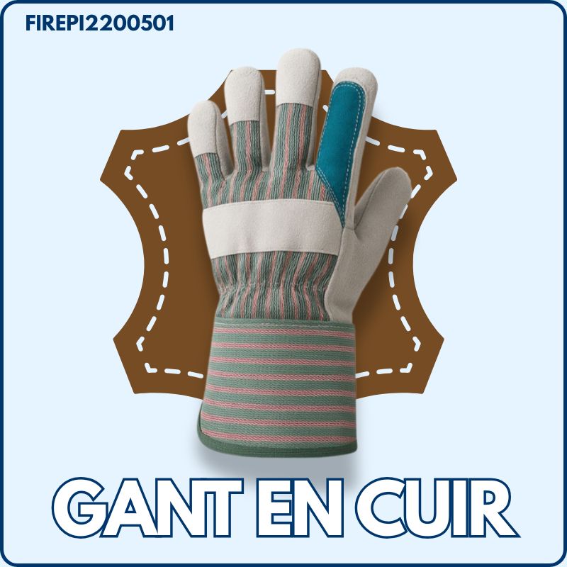 Gant de Travail | Cuir | Vert