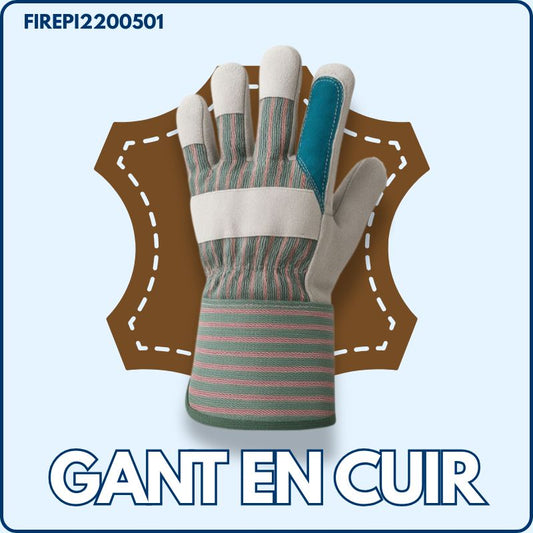Gant de Travail | Cuir | Vert
