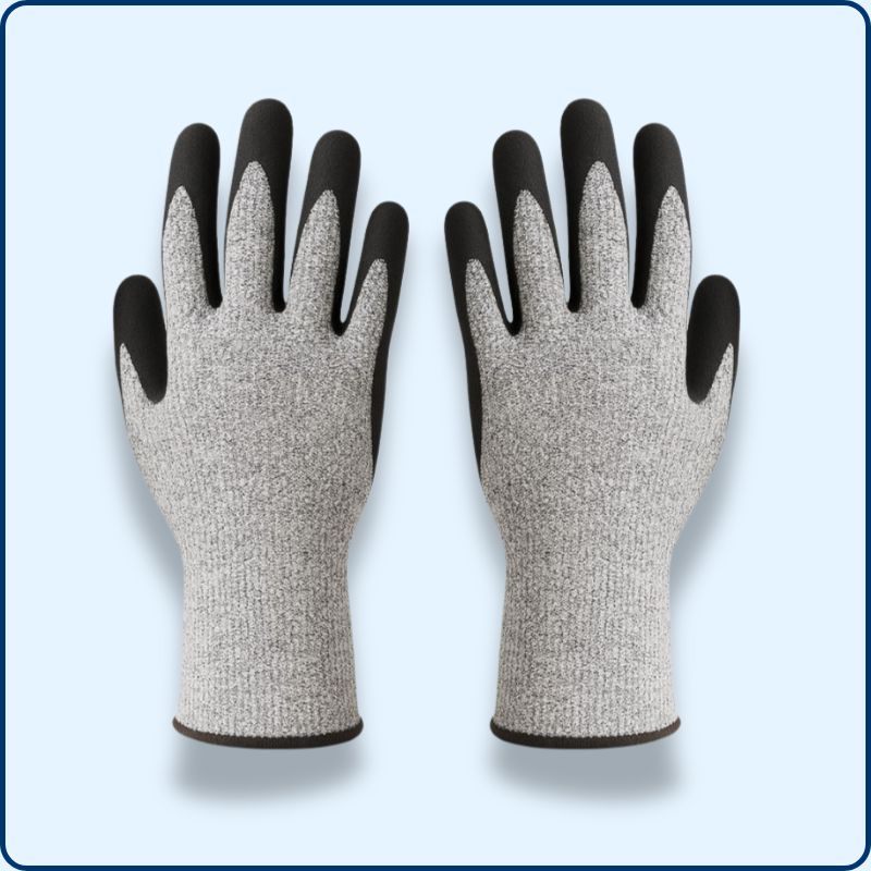 Gant de Travail | Anti-Coupure | Noir