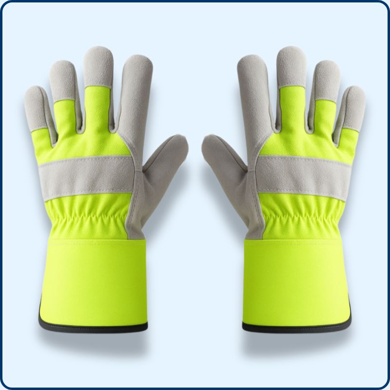 Gant de Travail | Cuir | Jaune