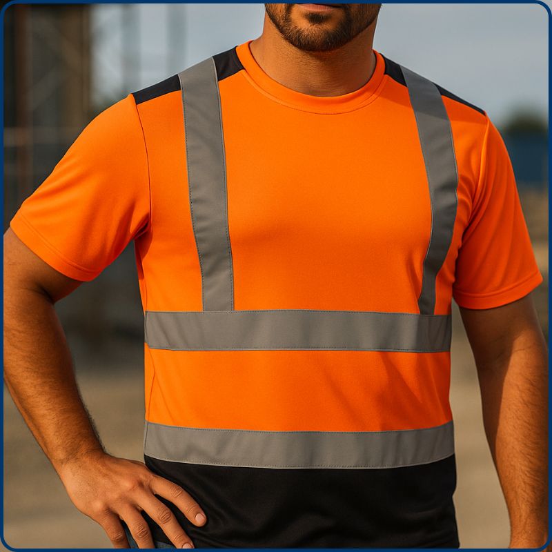 T-shirt de travail | Haute Visibilité | Bicolore