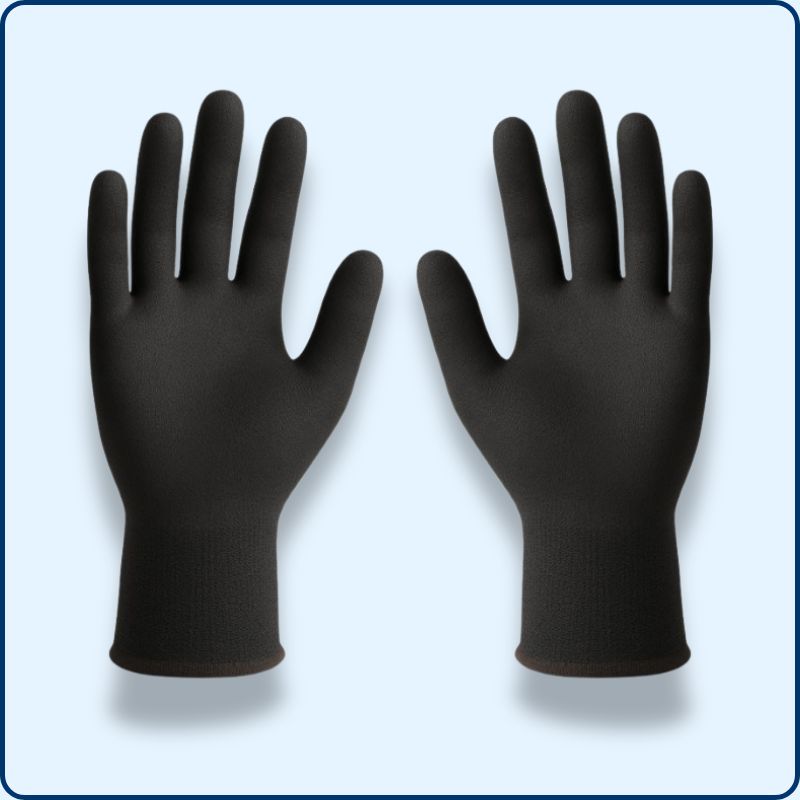 Gant de Travail | Anti-Coupure | Noir