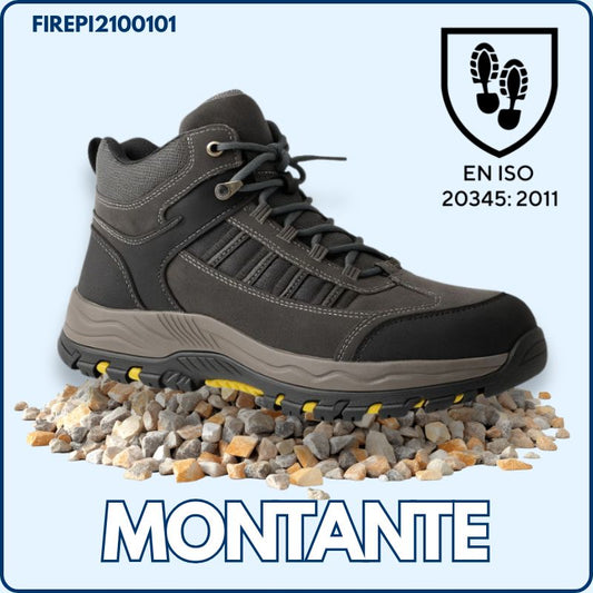 Chaussure de Sécurité | Montante | Noire | Cuir