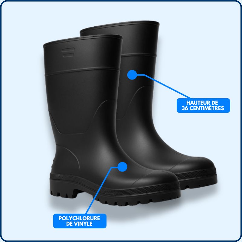 Botte de Protection | PVC | Noire