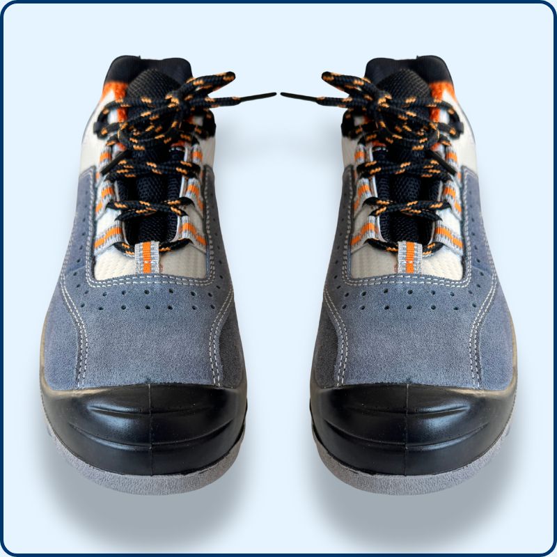 Chaussure de Sécurité | Basse | Bleue | Cuir