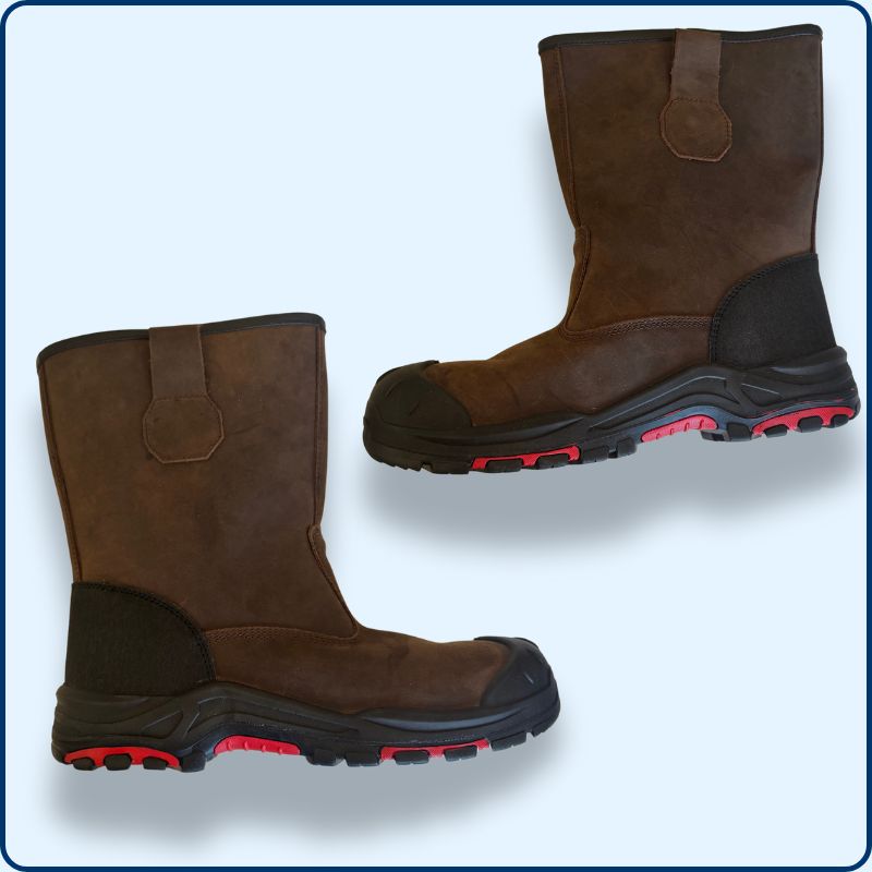 Botte de Sécurité | Marron | Cuir