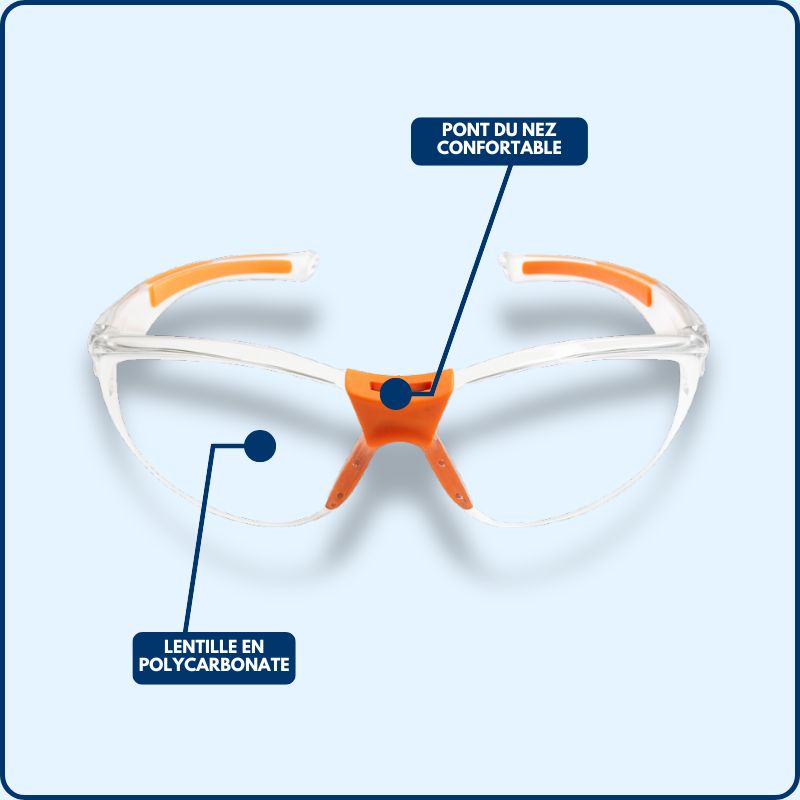Lunette de Sécurité | Orange
