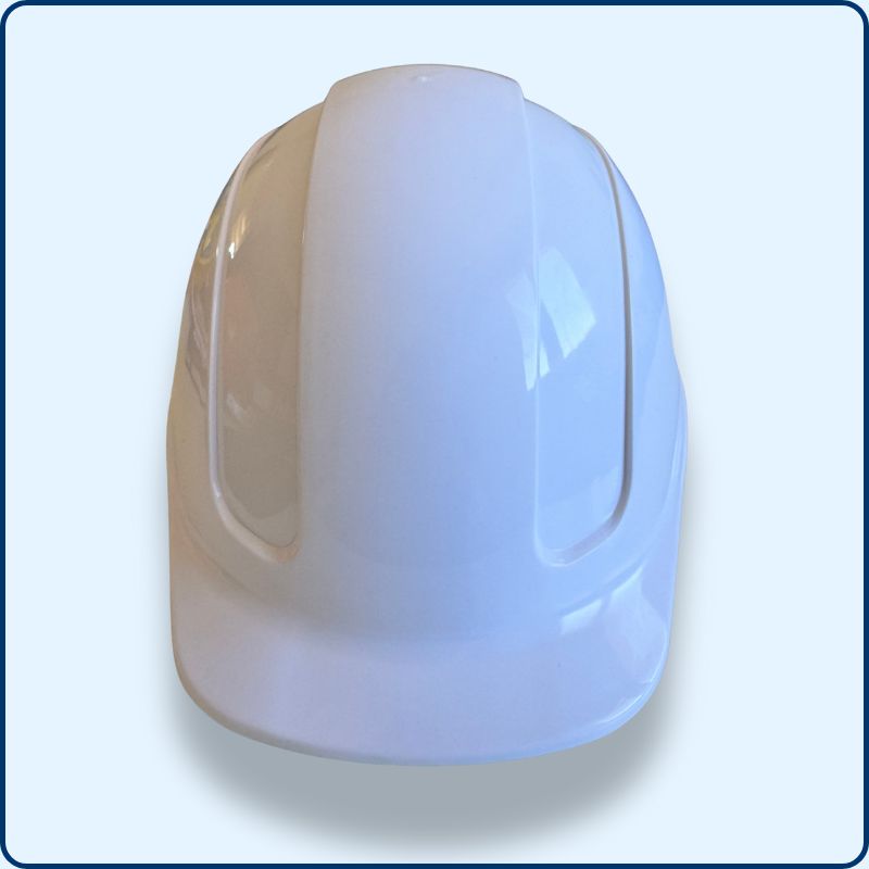Casque de Chantier | Jugulaire | Blanc | ABS