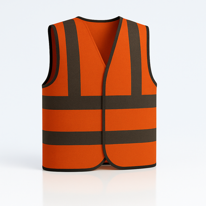 Gilet de Sécurité | 4 bandes | Orange | FIRVDT1400004