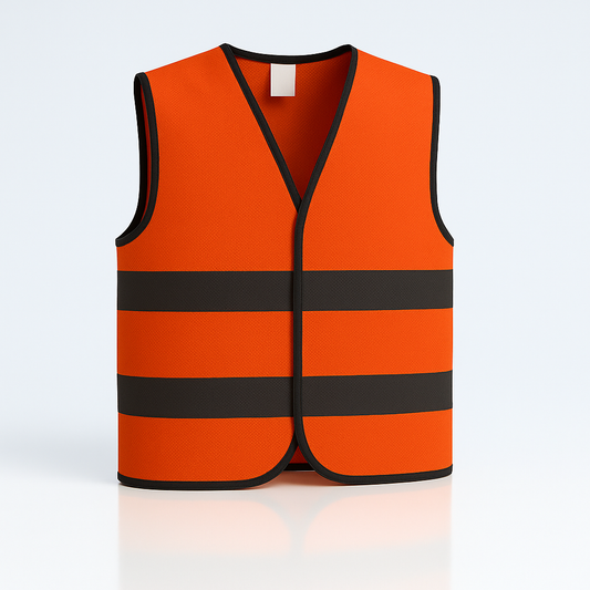 Gilet Haute Visibilité | 2 bandes | Orange | FIRVDT1400002