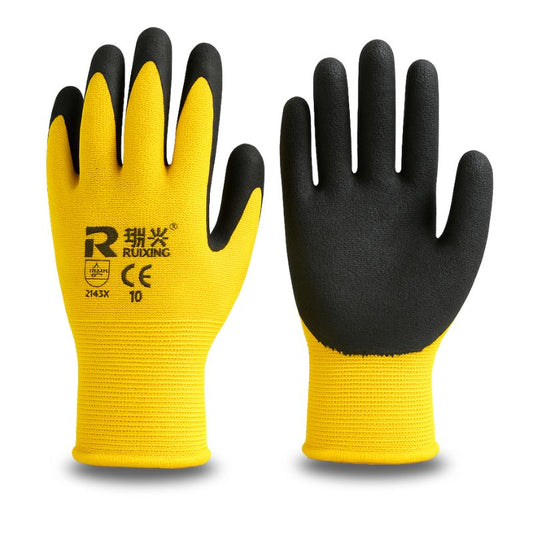 Gant en Latex Jaune | FIREPI2200303